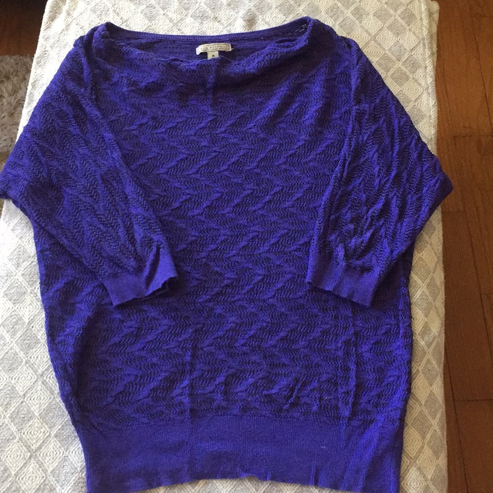 Dana Buchman dolman style sweater. Purple. Size M.